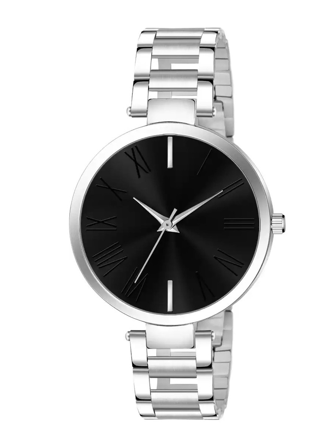 

WATCHSTAR Women Stainless Steel Bracelet Style Straps Analogue Watch TN black