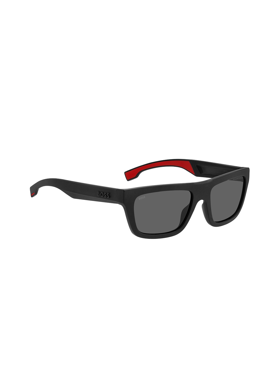 

HUGO Men Square Sunglasses with UV Protected Lens 20549400357M9, Grey