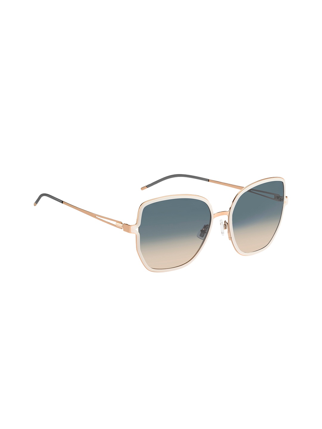 

HUGO Women Cateye Sunglasses with UV Protected Lens 20491725A57PR, Grey