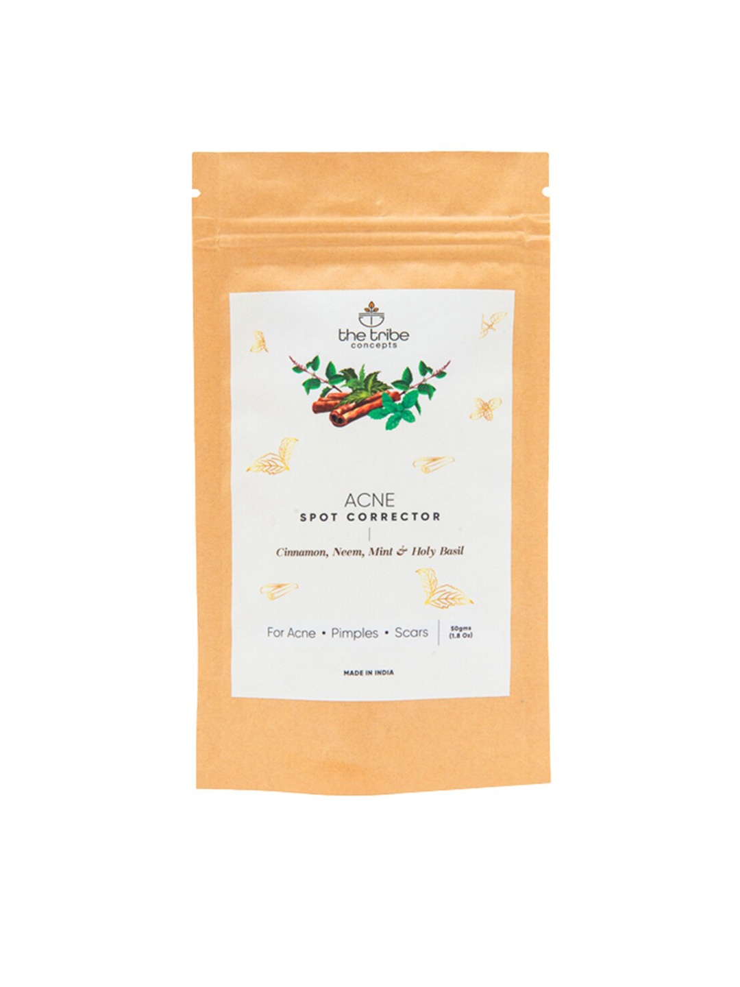 

The Tribe Concepts Acne Spot Corrector Face Mask with Cinnamon - 50 g, Brown