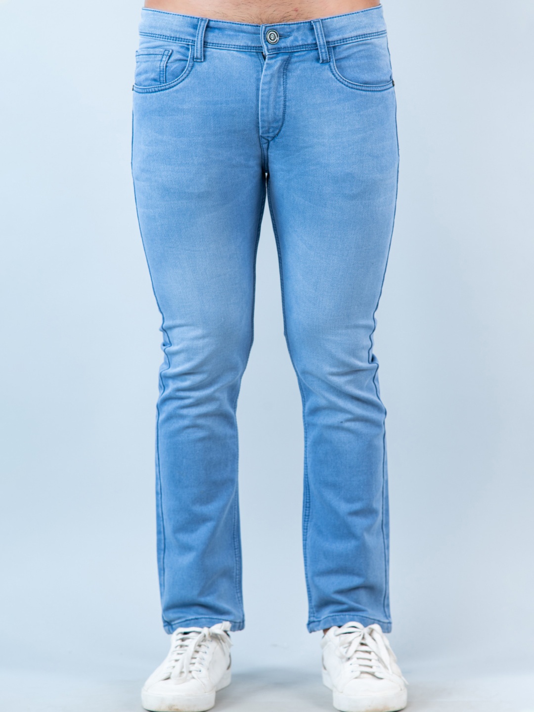 

Tistabene Men Comfort Bootcut Stretchable Cotton Jeans, Blue