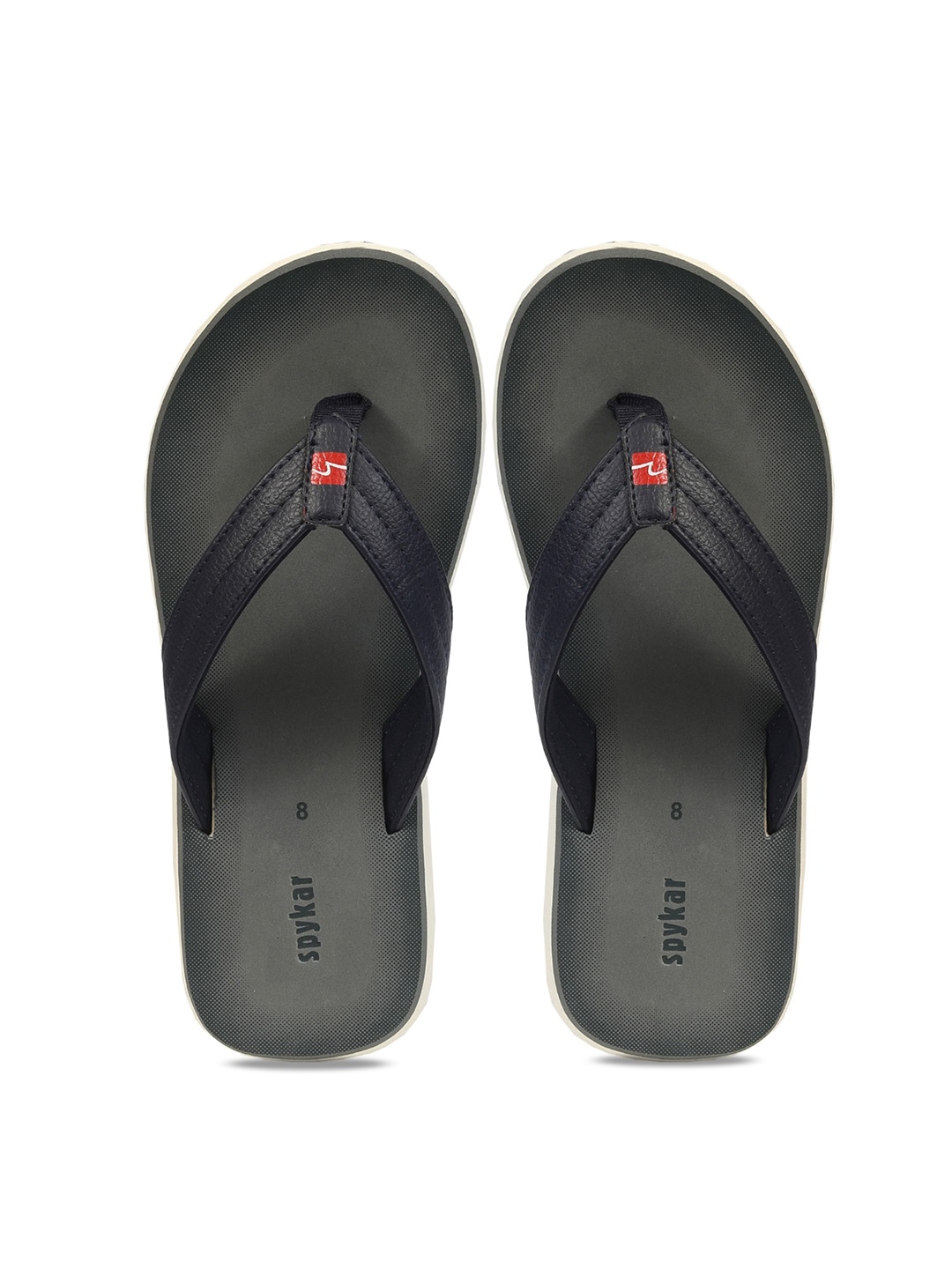 

SPYKAR Men Synthetic Thong Flip-Flops Slippers, Grey