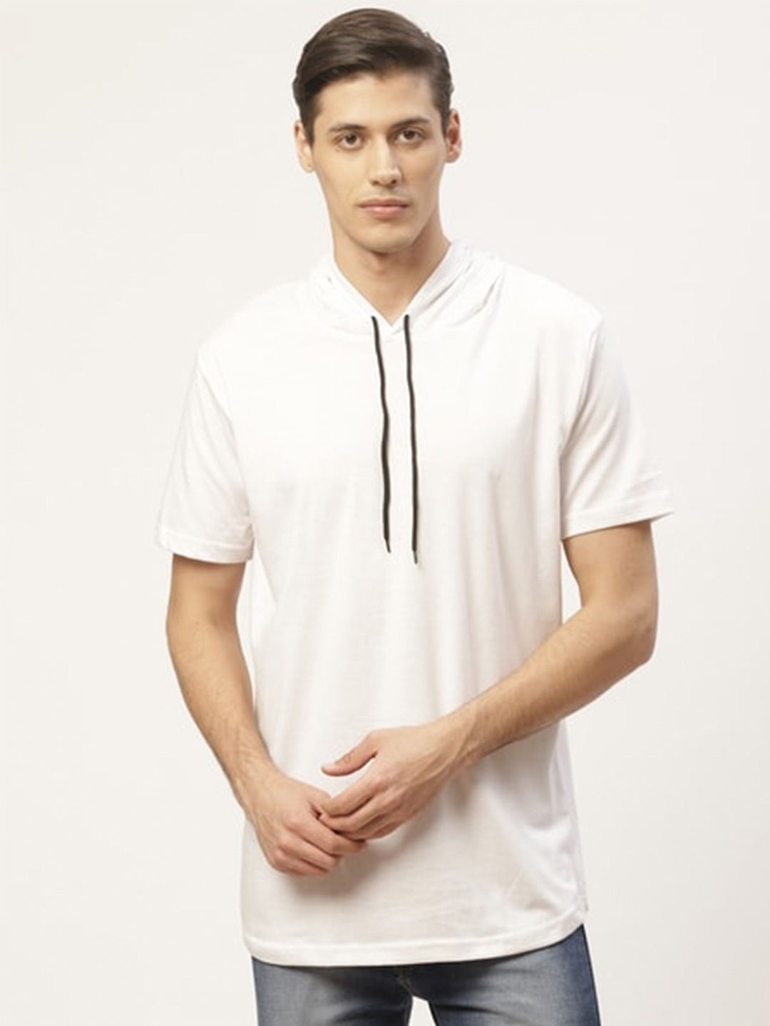 

PAUSE SPORT Hooded Cotton T-shirt, White