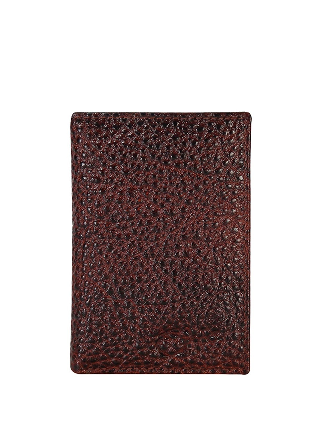 

Style Shoes Leather Card Holder, Brown