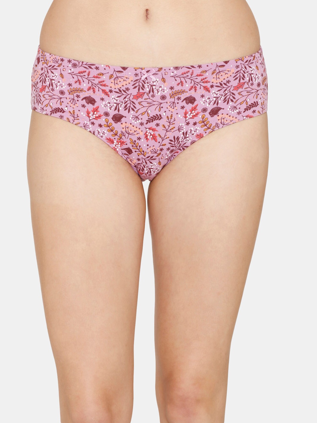 

Zivame Women Printed Hipster Brief, Purple