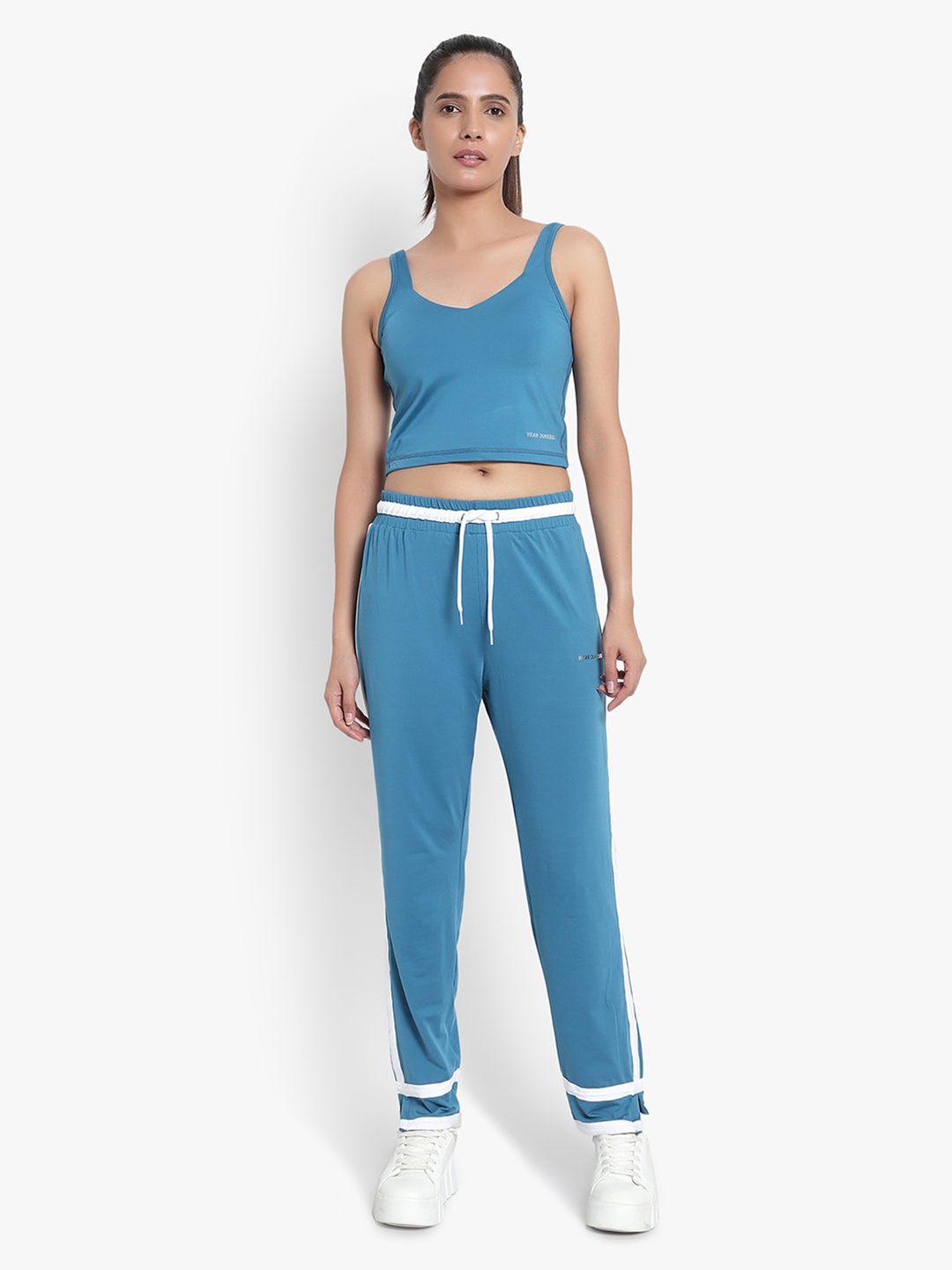 

Wearjukebox Women Mid-Rise Tracksuits, Blue