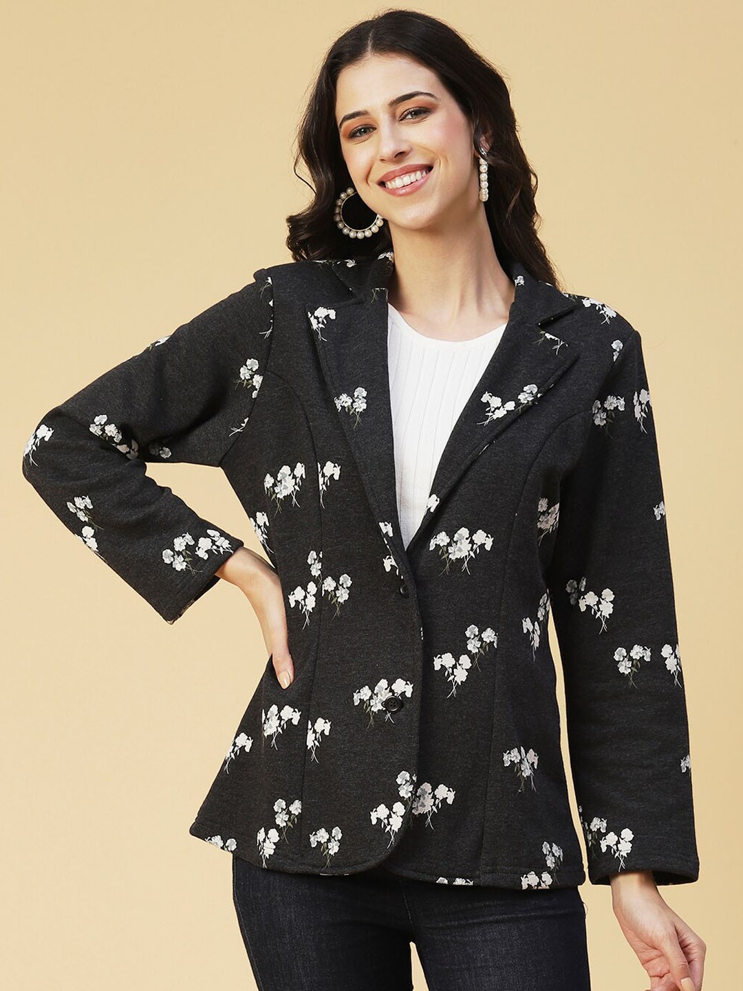 

FASHOR Lightweight Tailored Jacket, Black