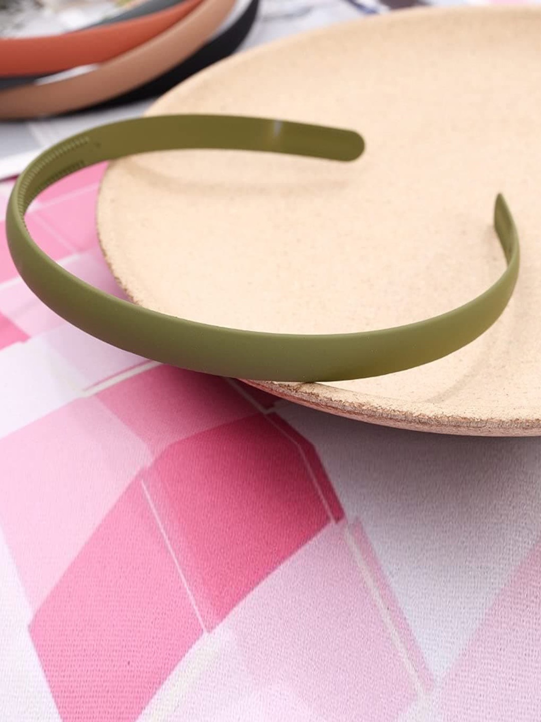 

CHANDERKASH Women Set of 6 Hairband, Green