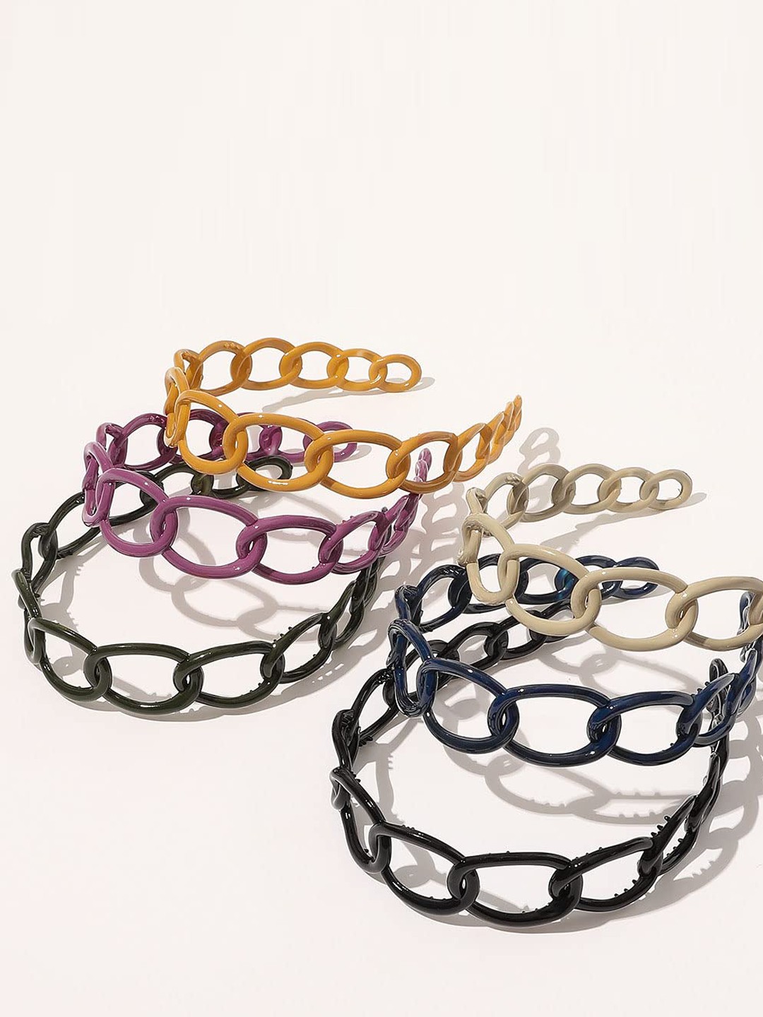 

CHANDERKASH Women Set of 3 Hairbands, Black
