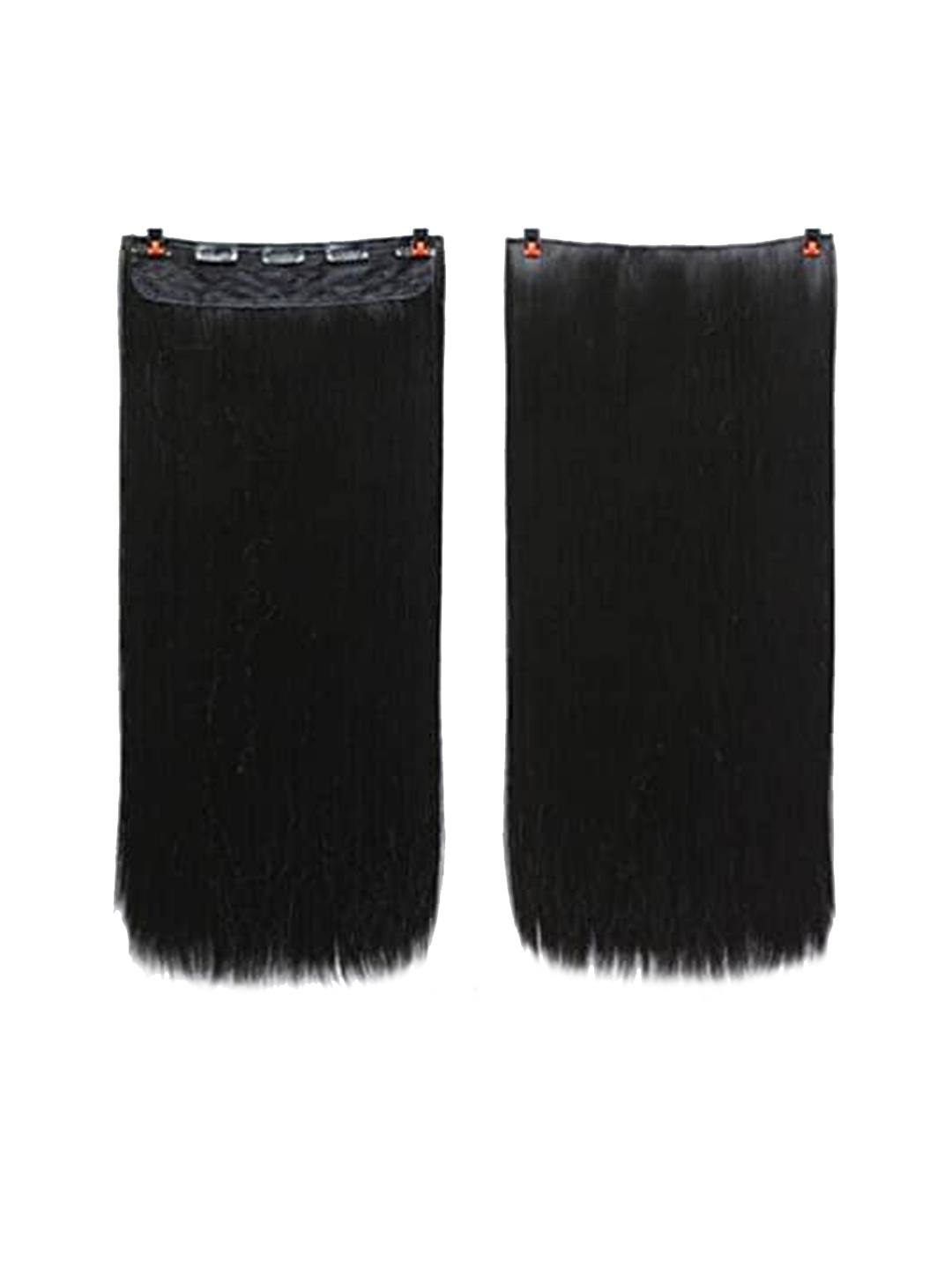 

CHANDERKASH Women 5 Clip Based Casual 24 Inch Straight Hair Extension - Black