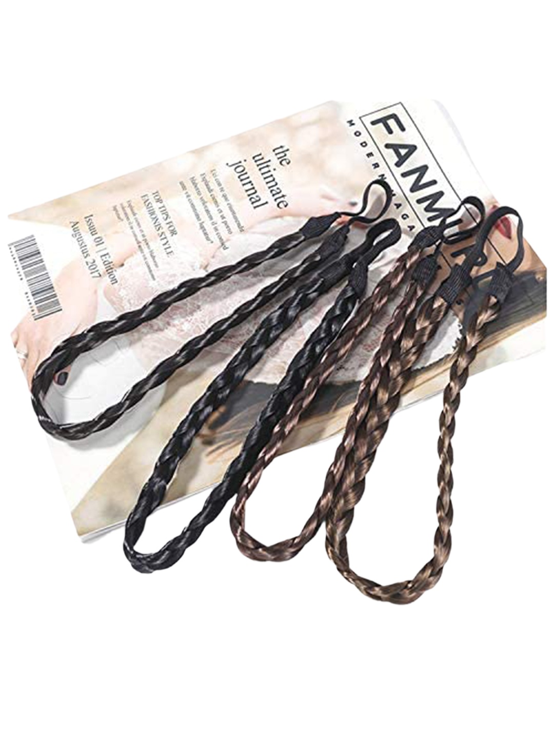 

CHANDERKASH Women Set of 2 Hairbands, Black