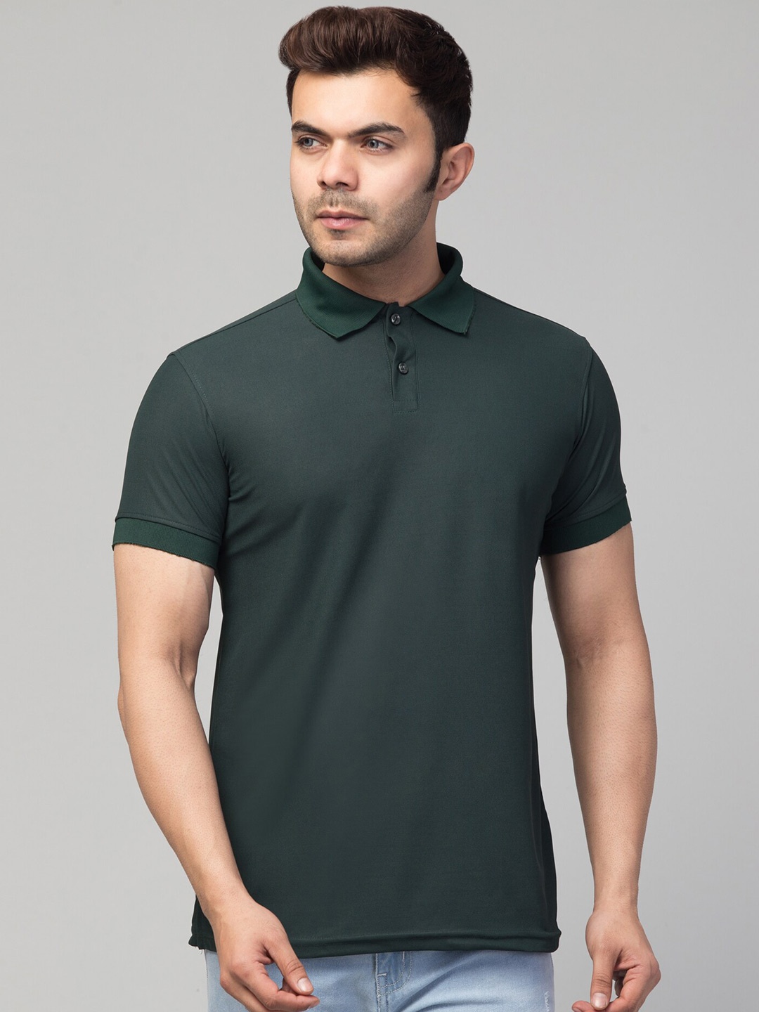 

Apraa & Parma Polo Collar Dri-FIT T-shirt, Green