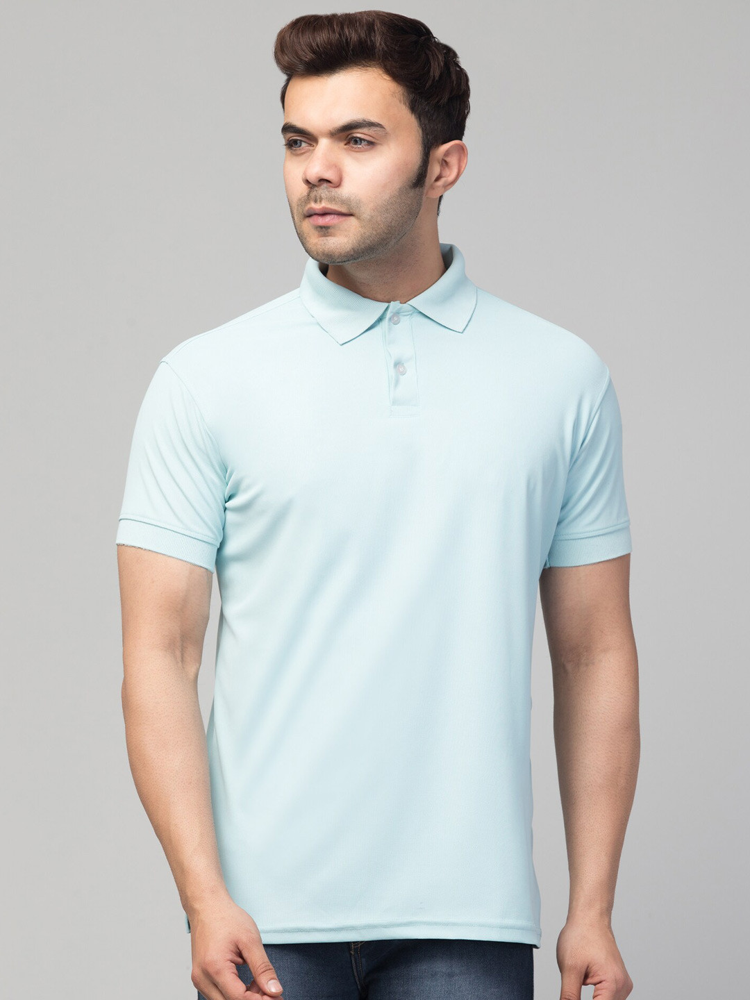 

Apraa & Parma Polo Collar Dri-FIT T-shirt, Sea green