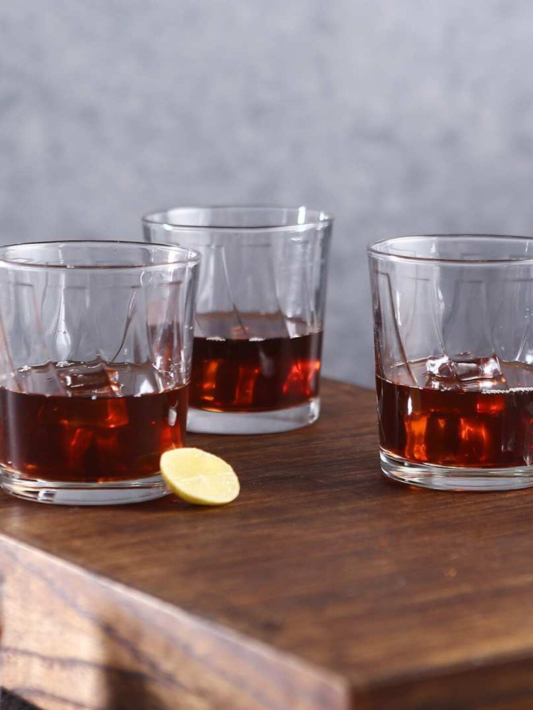 

smart serve Transparent 2 Pcs Whiskey Glasses 285 ml Each