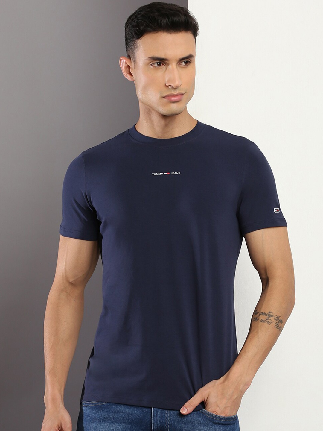 

Tommy Hilfiger Short Sleeves Round Neck T-shirt, Navy blue