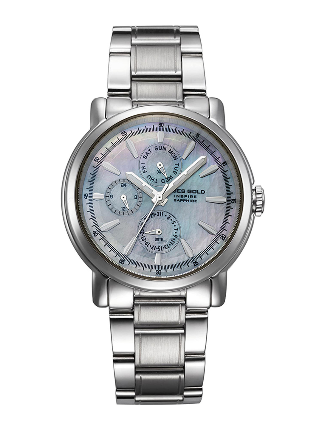 

Aries Gold Women Stainless Steel Bracelet Style Watch 7302, Silver