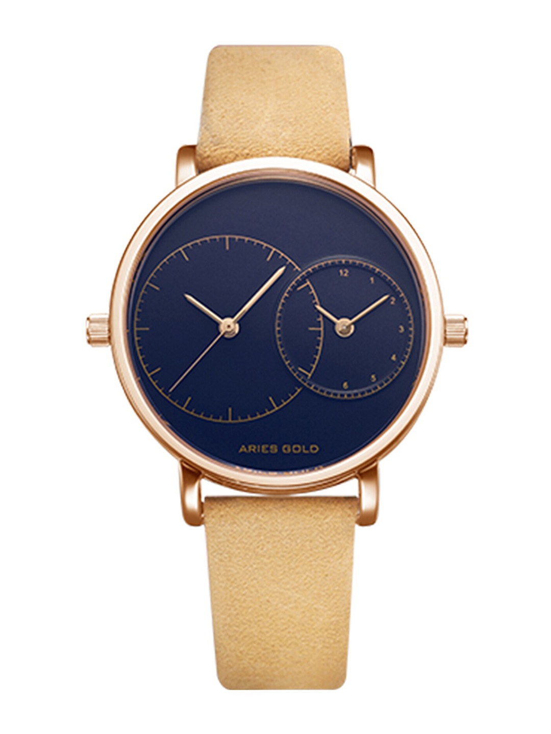 

Aries Gold Women Leather Straps Analogue Watch L 5027 RG-BU, Blue