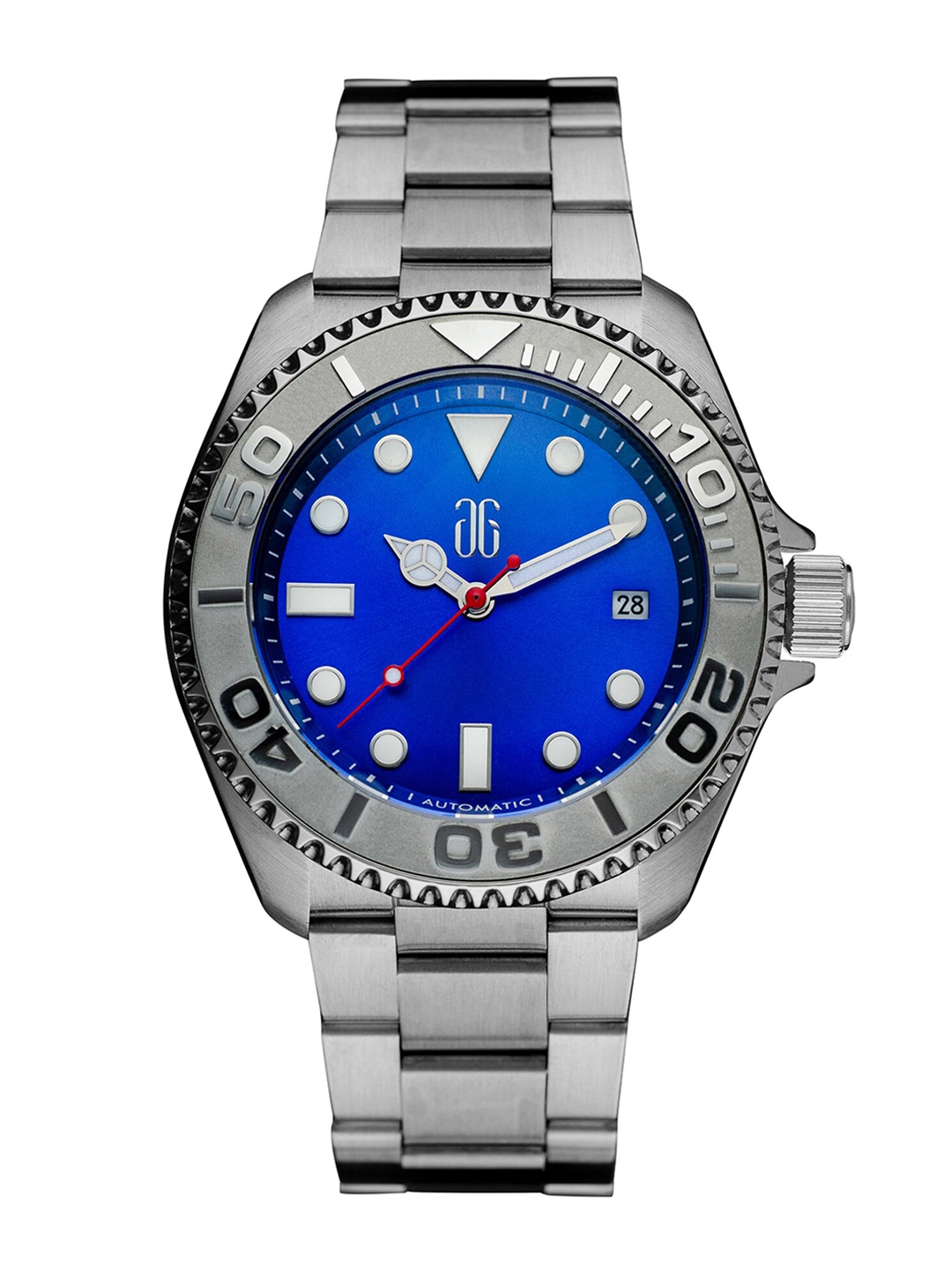 

Aries Gold Men Stainless Steel Bracelet Style Straps Analogue Watch G 9040, Blue