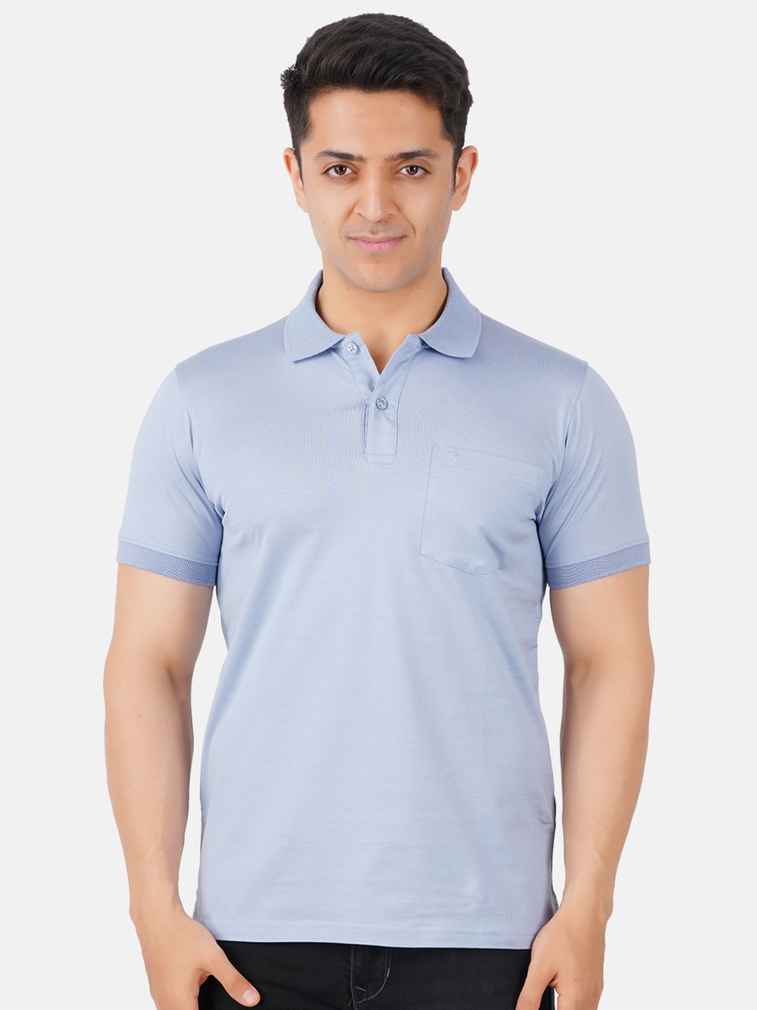 

Ramraj Polo Collar Pure Cotton T-shirt, Blue