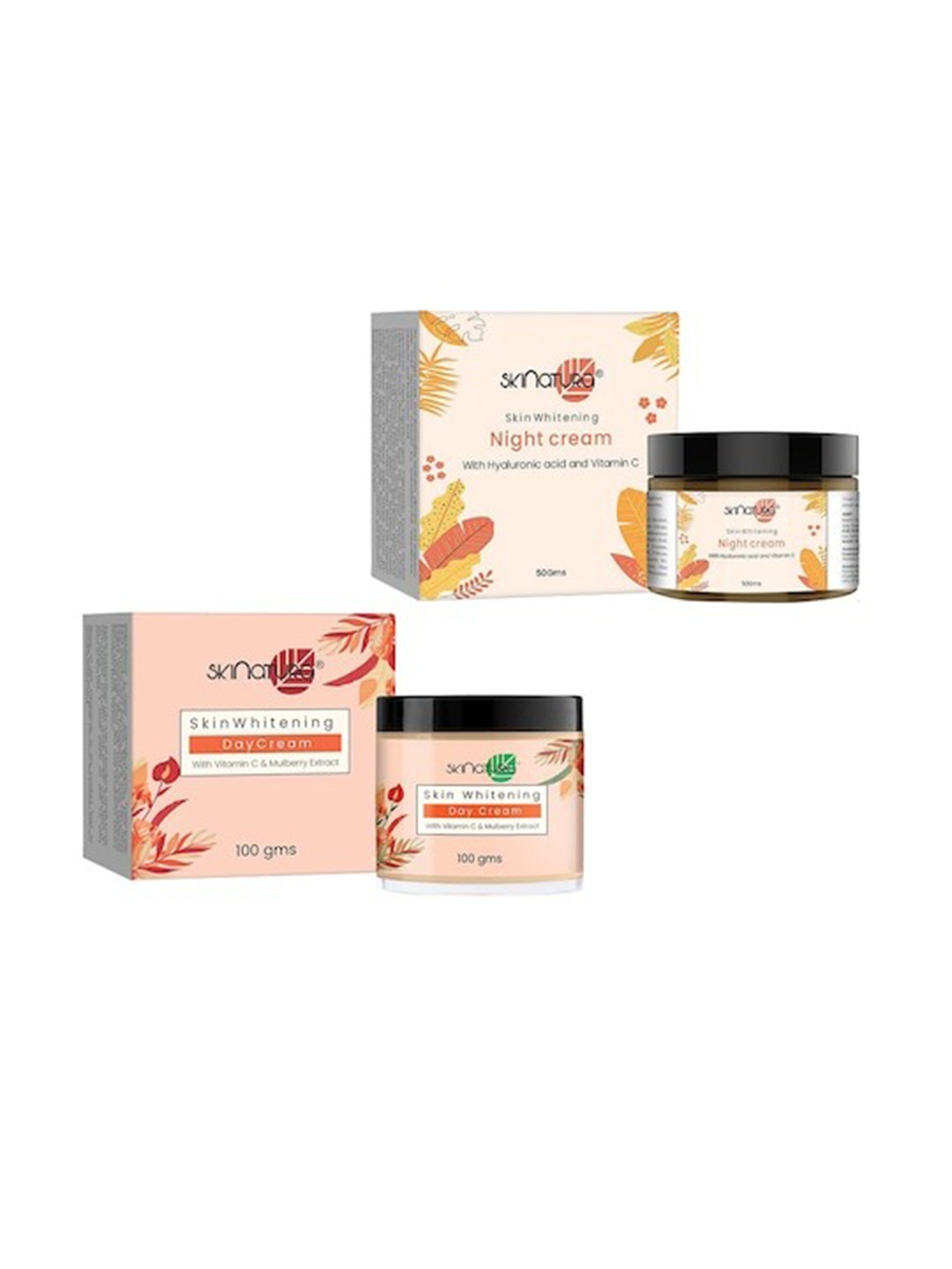 

Skinatura Skin Whitening Day Cream & Skin Whitening Night Cream Combo Pack, Multi