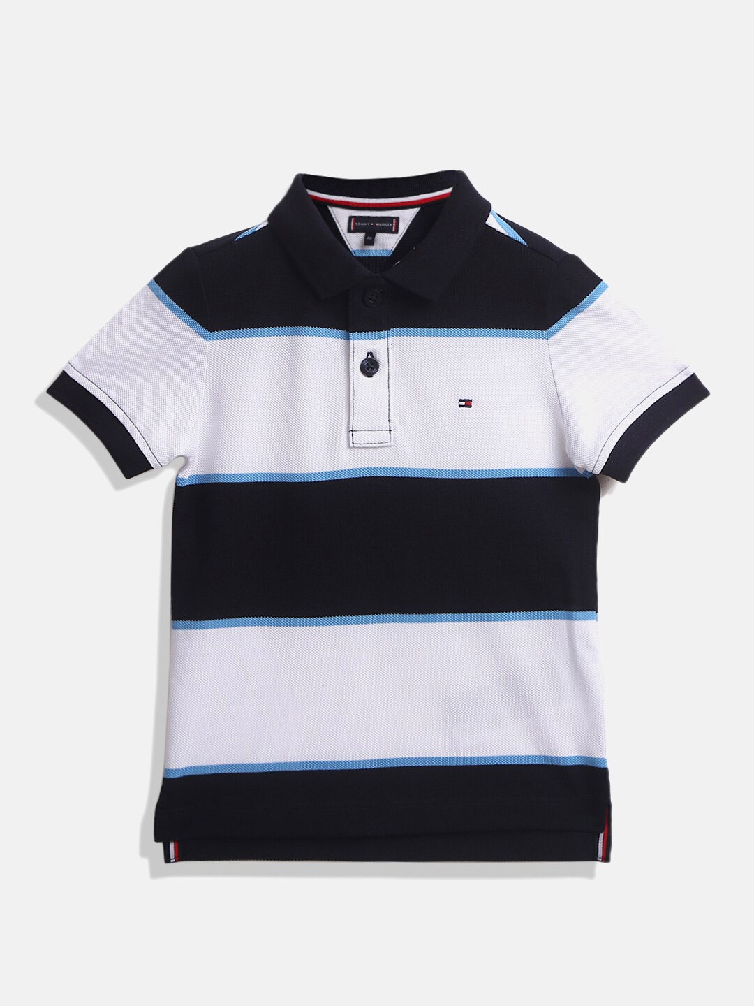 

Tommy Hilfiger Boys Polo Collar Cotton T-shirt, White