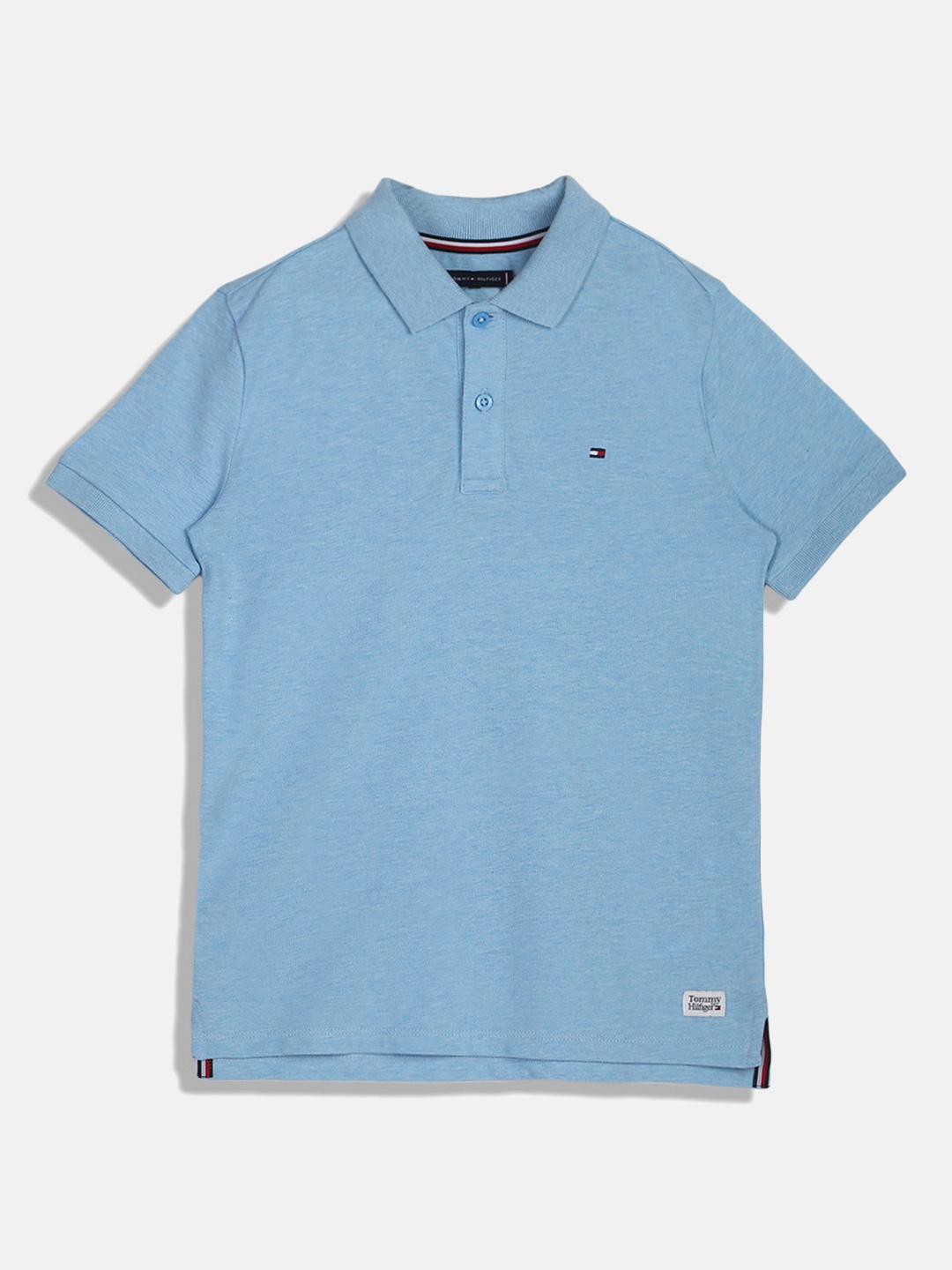 

Tommy Hilfiger Boys Polo Collar Cotton T-shirt, Blue