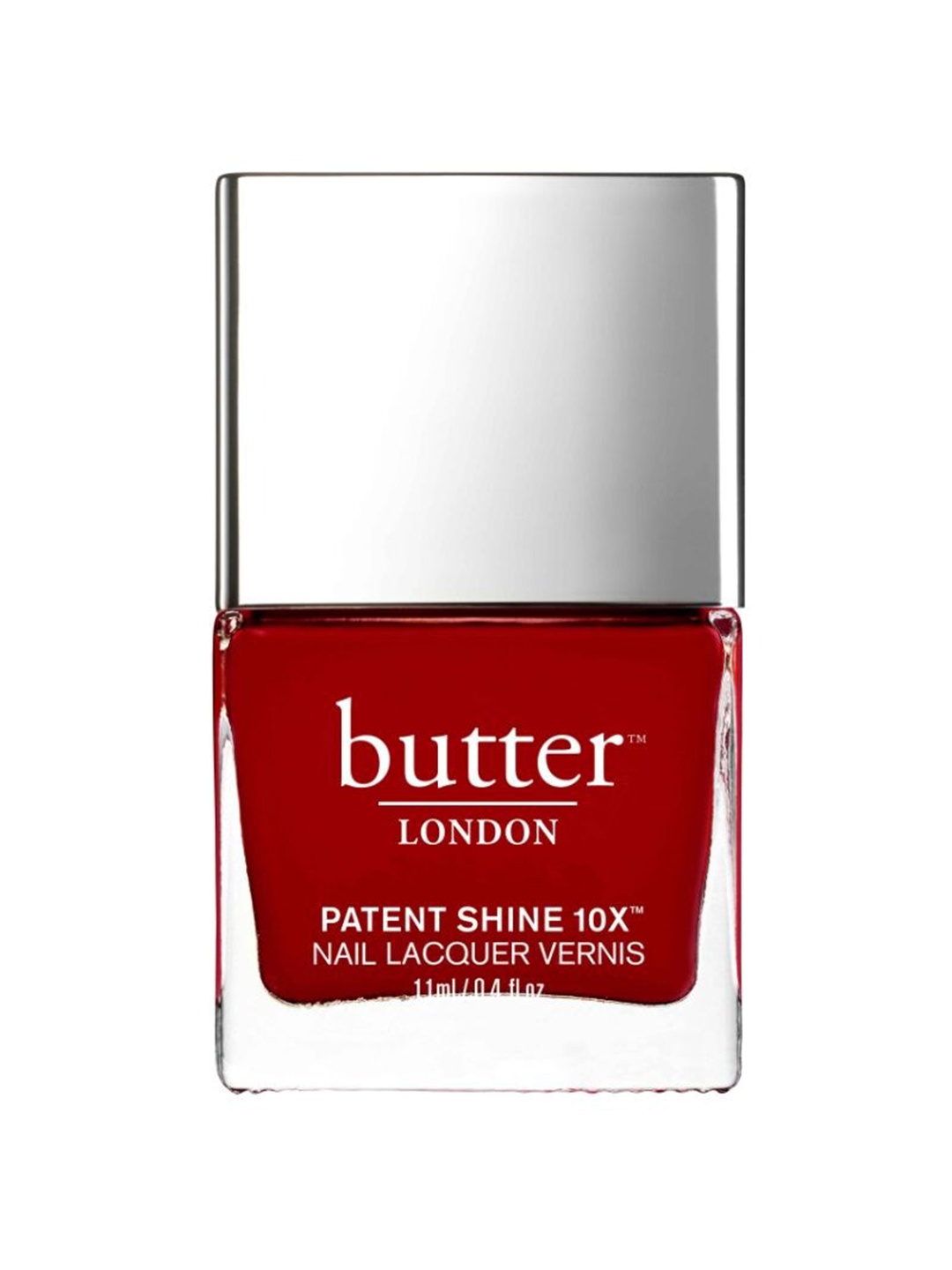 

butter LONDON Patent Shine Chip-Resistant 10X Nail Lacquer 11 ml - Her Majestys Red