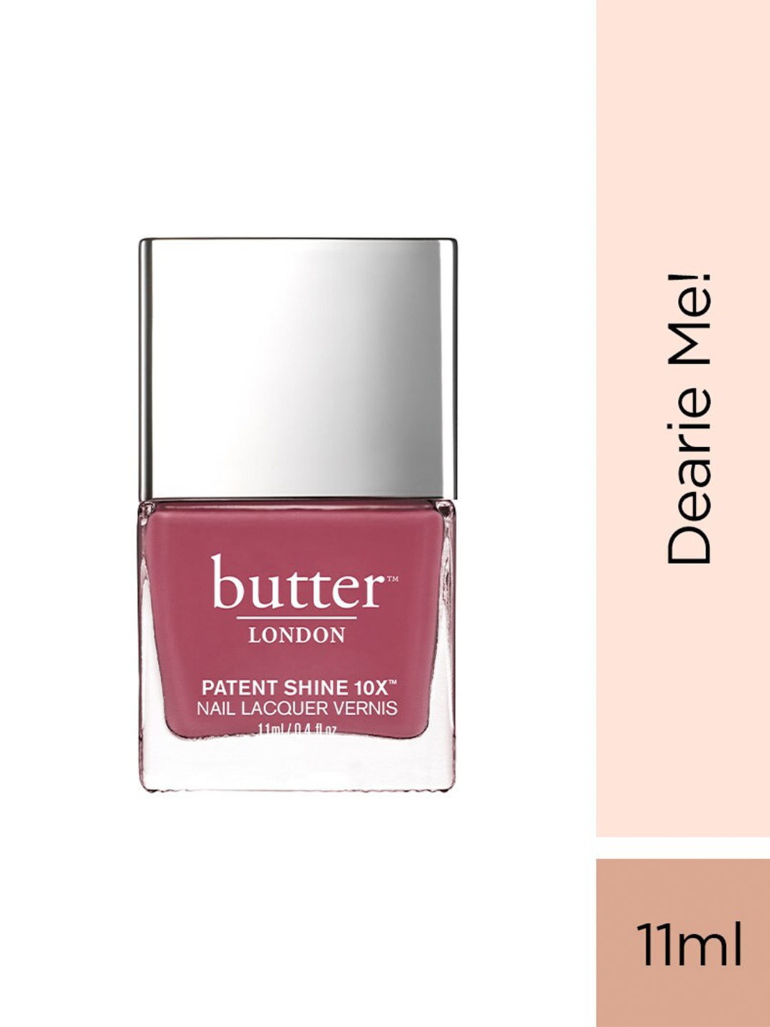 

butter LONDON Patent Shine Chip-Resistant 10X Nail Lacquer 11 ml - Dearie, Rose