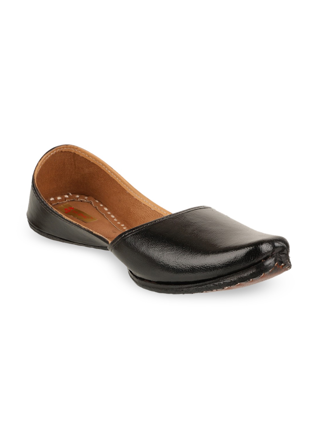 

Ta Chic Men Padded Insole Leather Mojaris, Brown