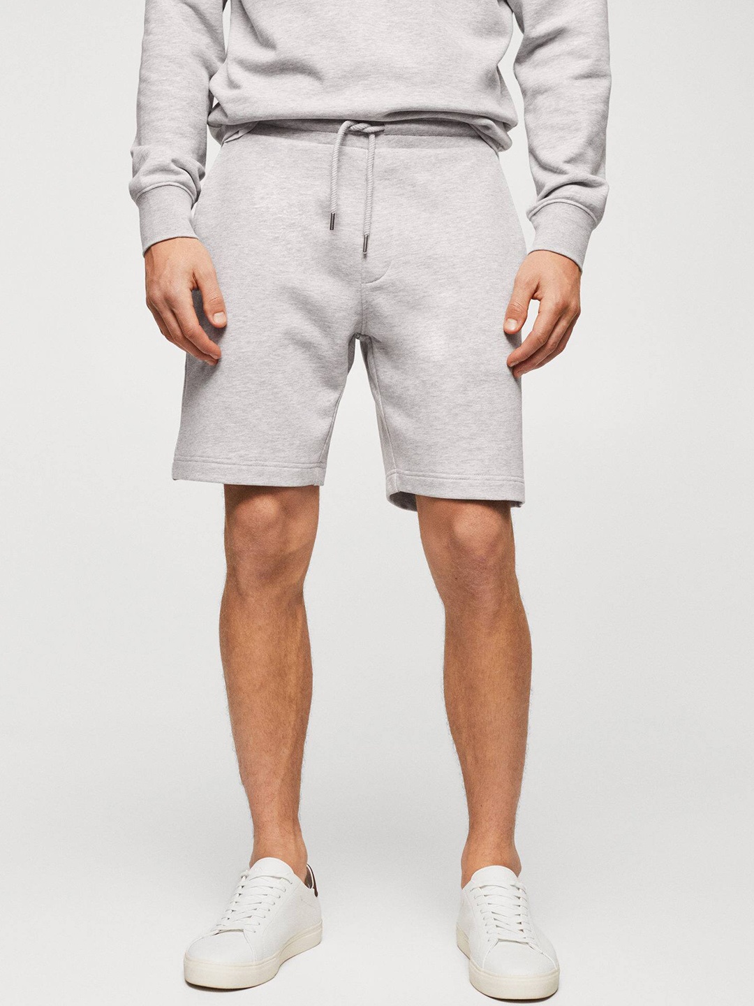 

MANGO MAN Regular Fit Shorts, Grey melange