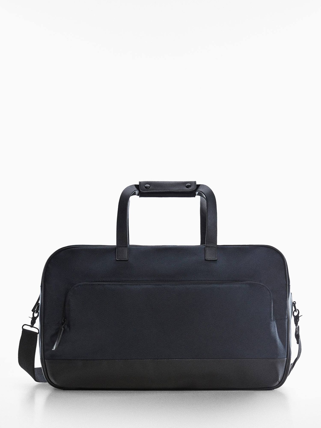 

MANGO MAN Combined Travel Duffel Bag, Black