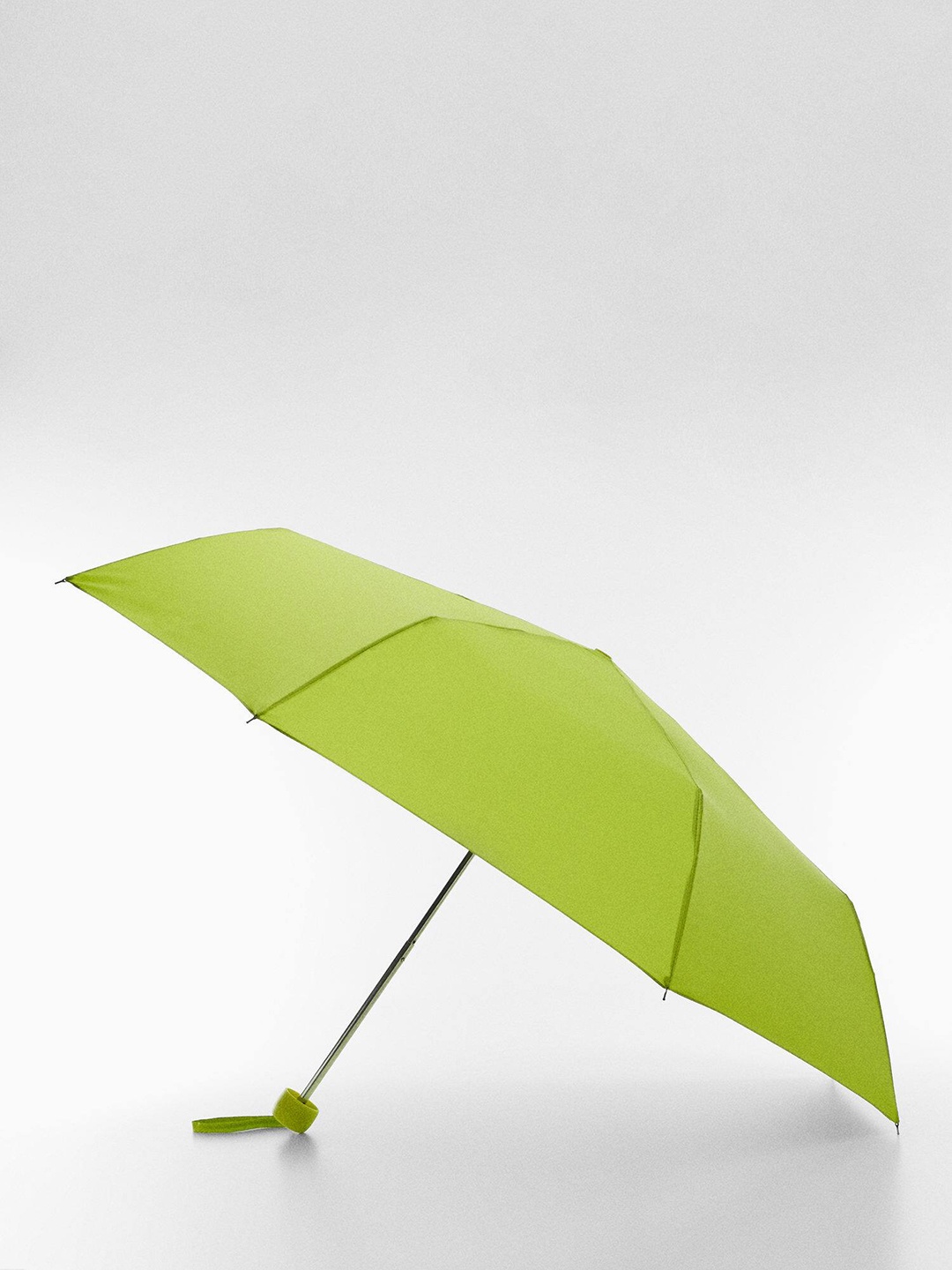 

MANGO Women Sustainable Semi-Automatic 3 Fold Umbrella, Fluorescent green