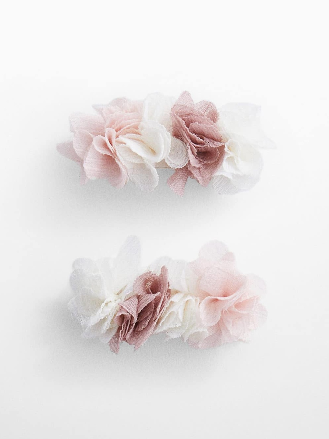 

Mango Kids Girls Set of 2 Floral Alligator Hair Clip, Pink