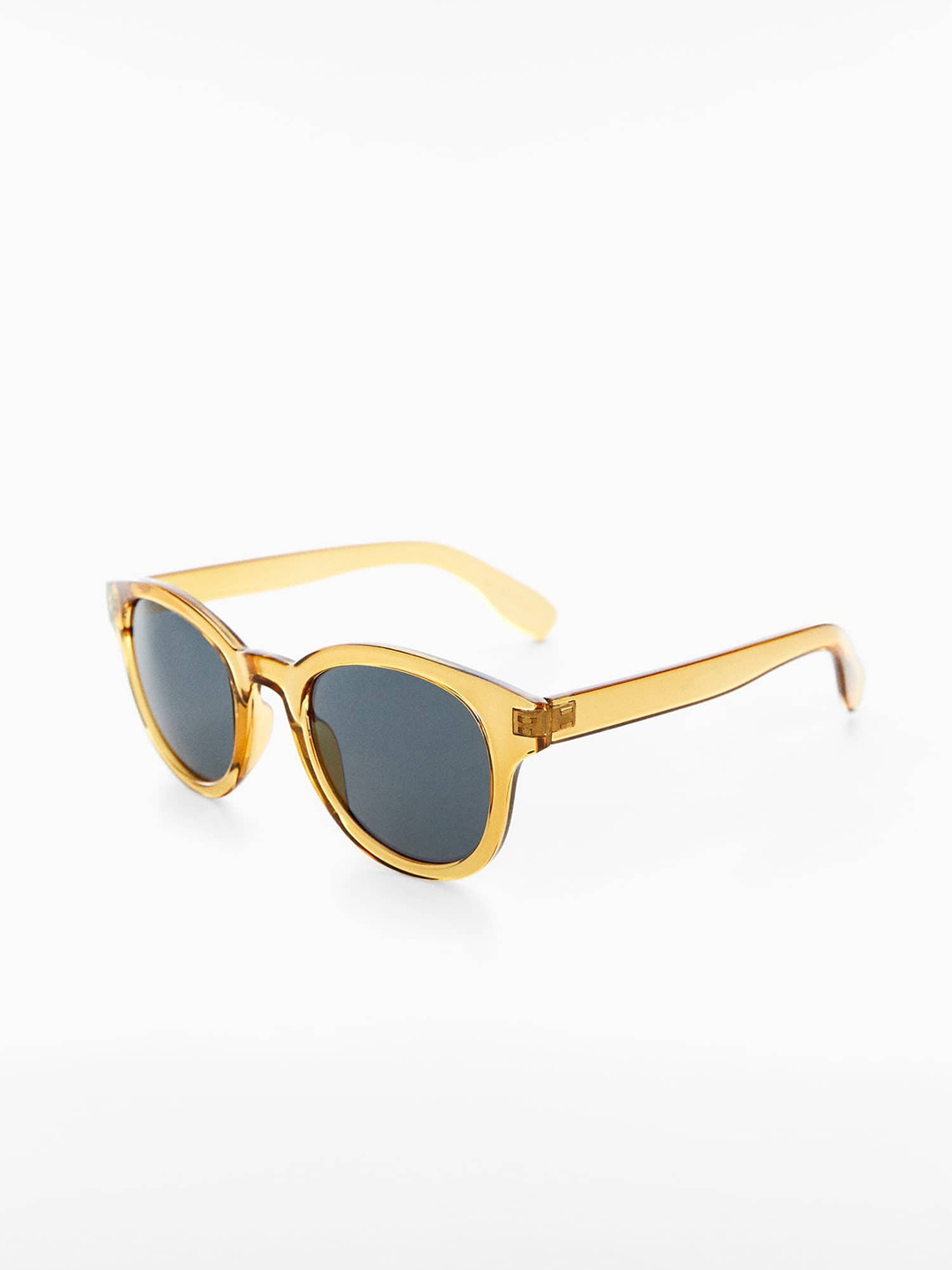

MANGO Women Sustainable Round Sunglasses with UV Protected Lens 47001041, Grey