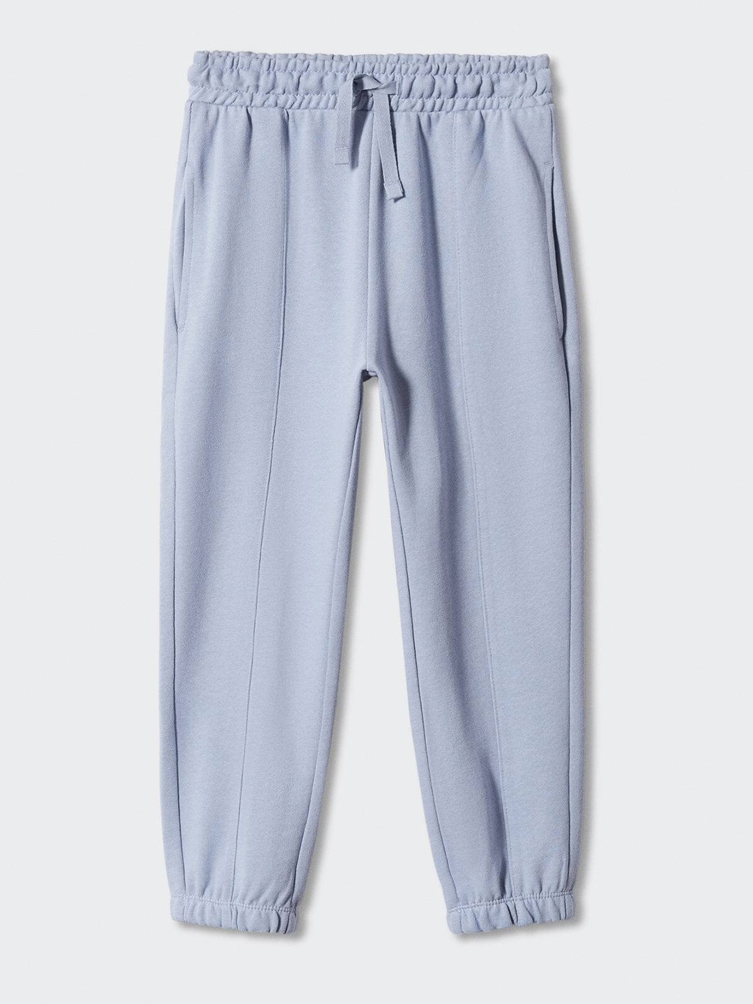 

Mango Kids Girls Pure Cotton Sustainable Joggers, Blue