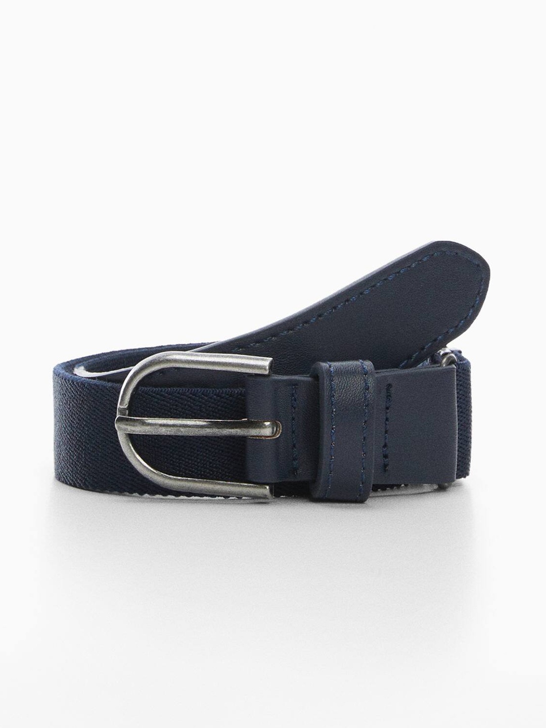 

Mango Kids Boys Elasticated Belt, Navy blue