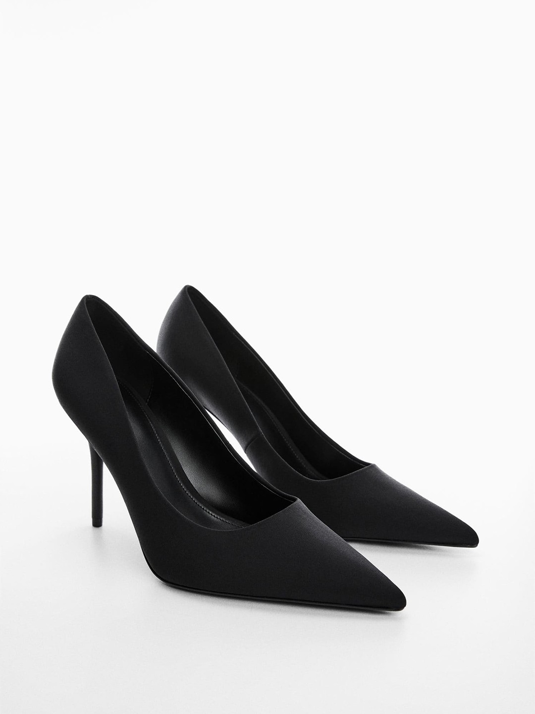 

MANGO Women Stiletto Work Pumps, Black