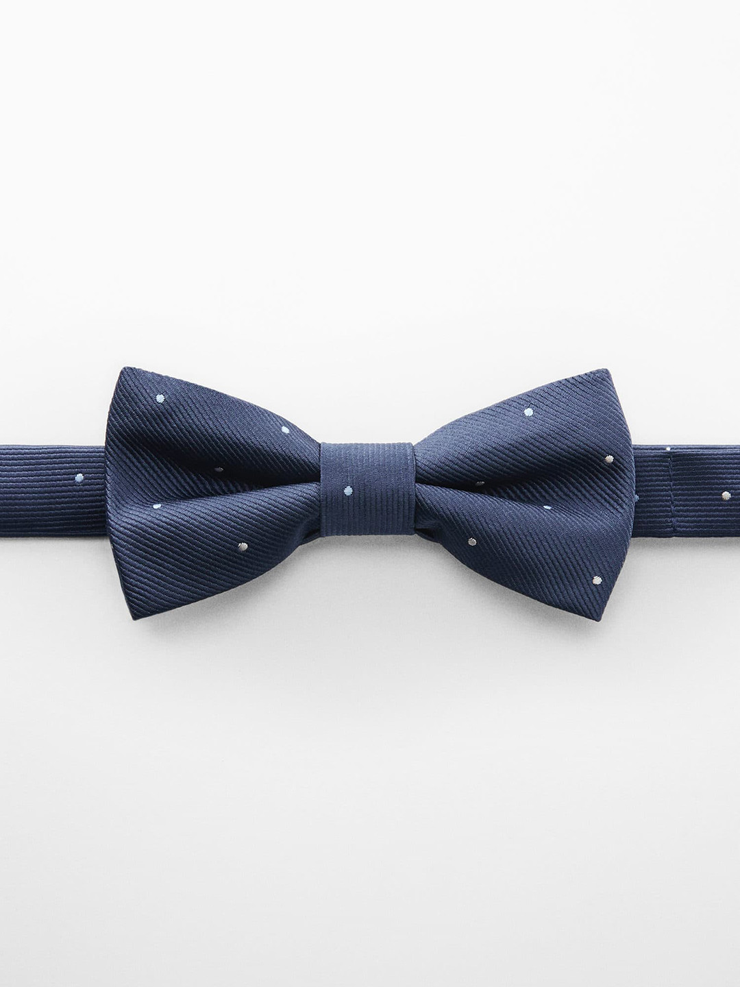 

Mango Kids Boys Polka Dot Printed Bow Tie, Blue