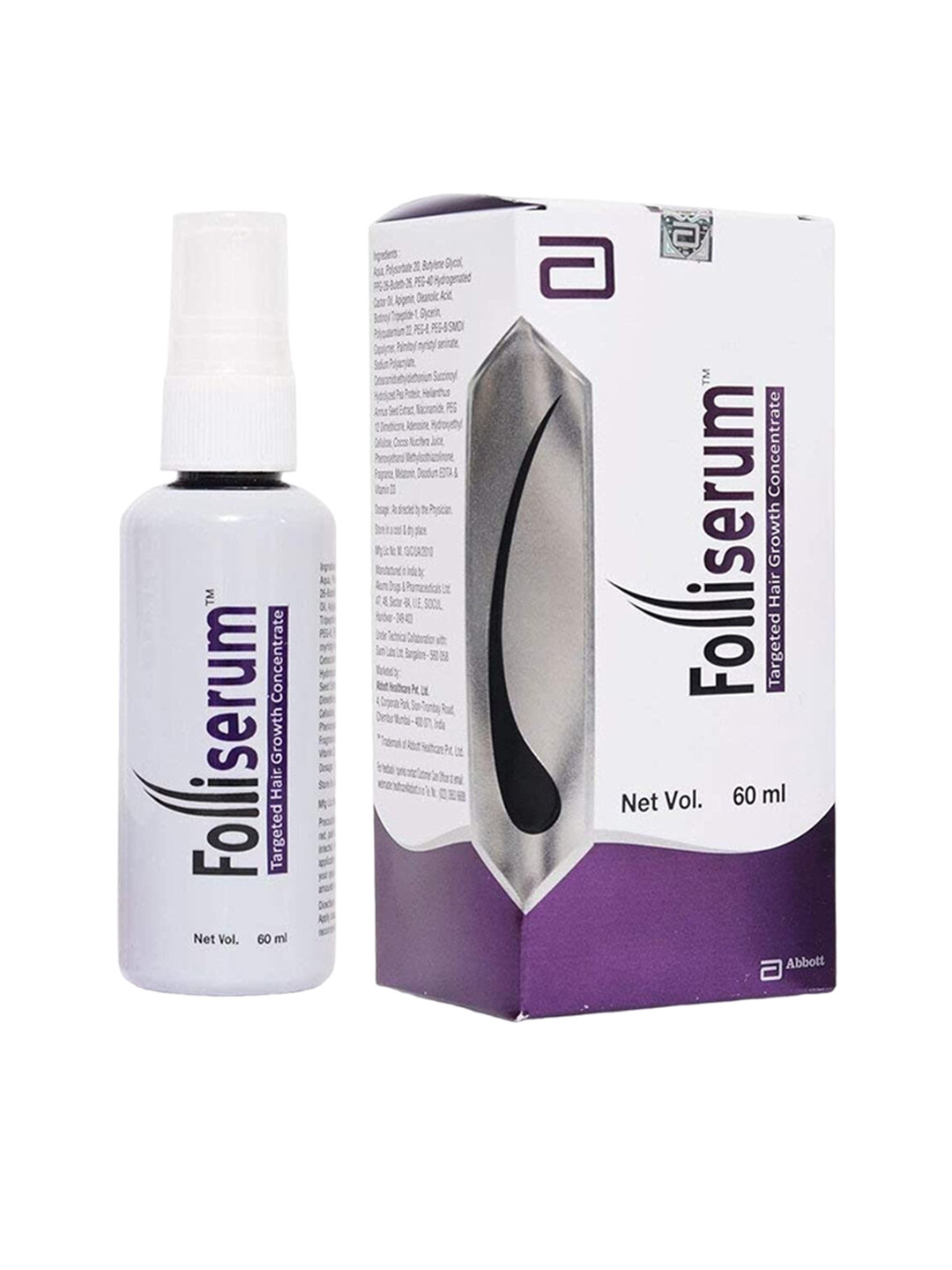 

Follihair New Folli serum Targeted Hair Growth Concentrate - 60 ml, White