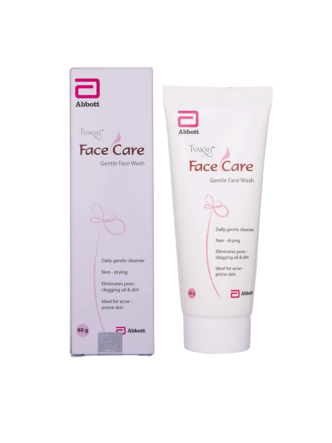 

Tvaksh Face Care Non-Drying Gentle Face Wash - 60 g, White