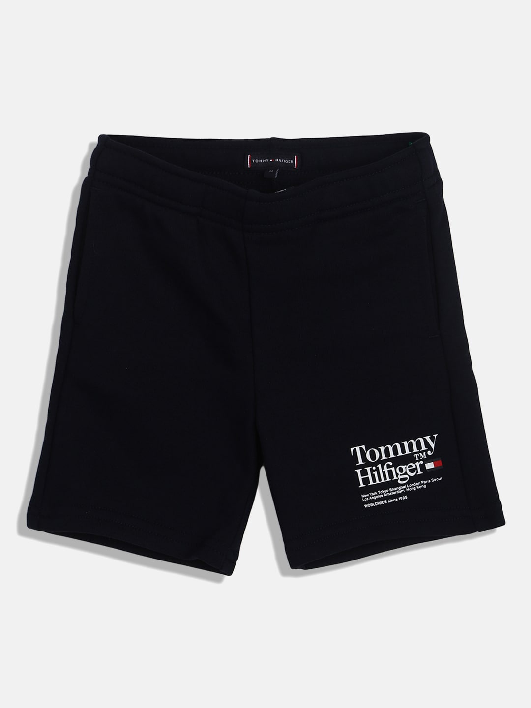 

Tommy Hilfiger Boys Cotton Regular Fit Shorts, Navy blue