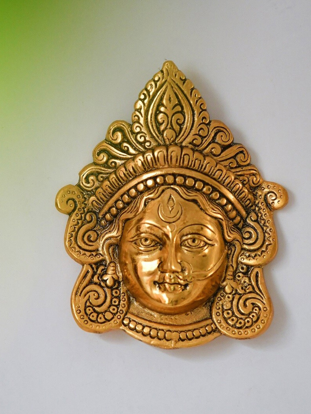 

Fashion Bizz Gold-Toned Goddess Durga Face Showpiece