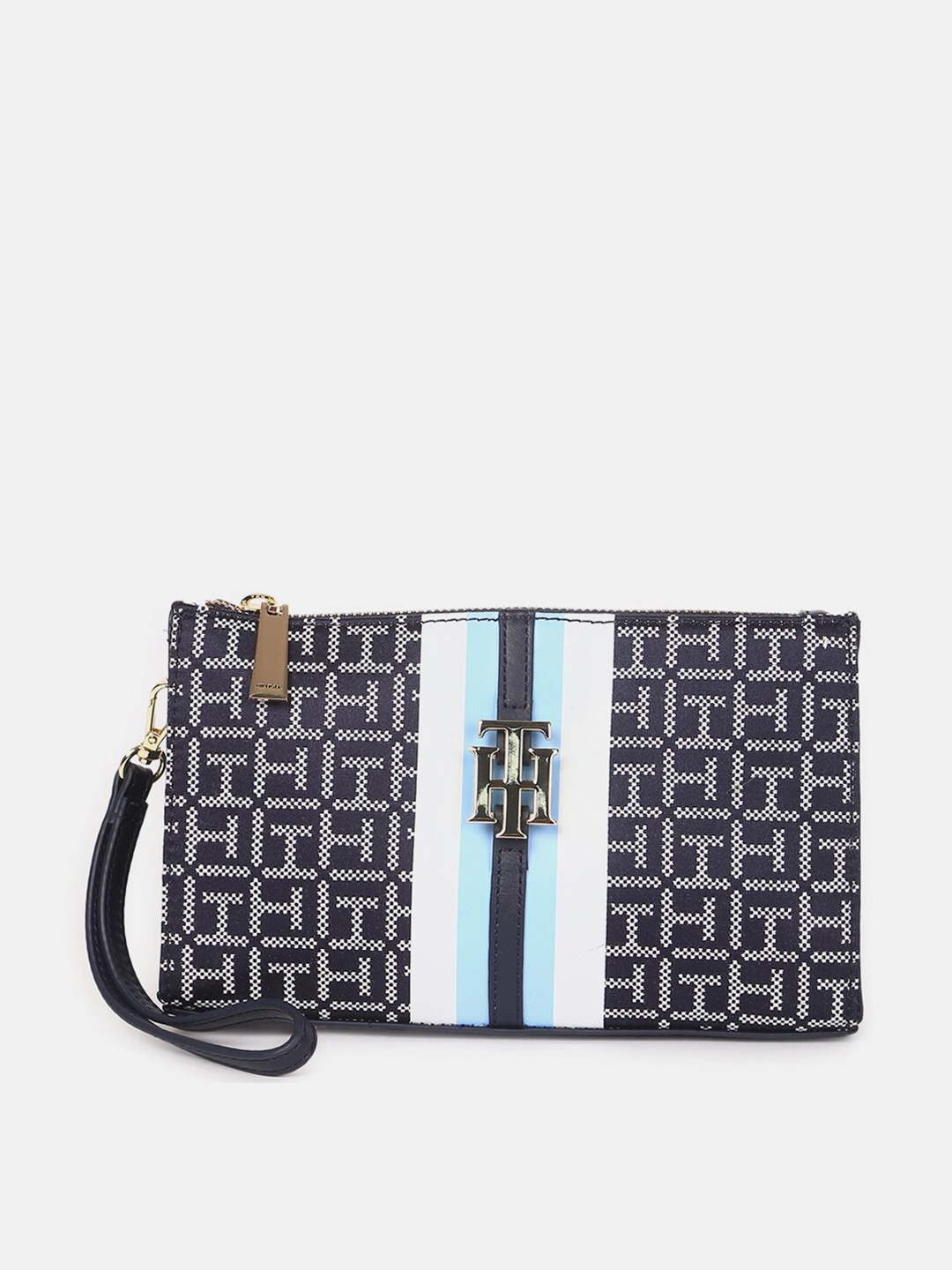 

Tommy Hilfiger Women Printed Purse Clutch, Navy blue