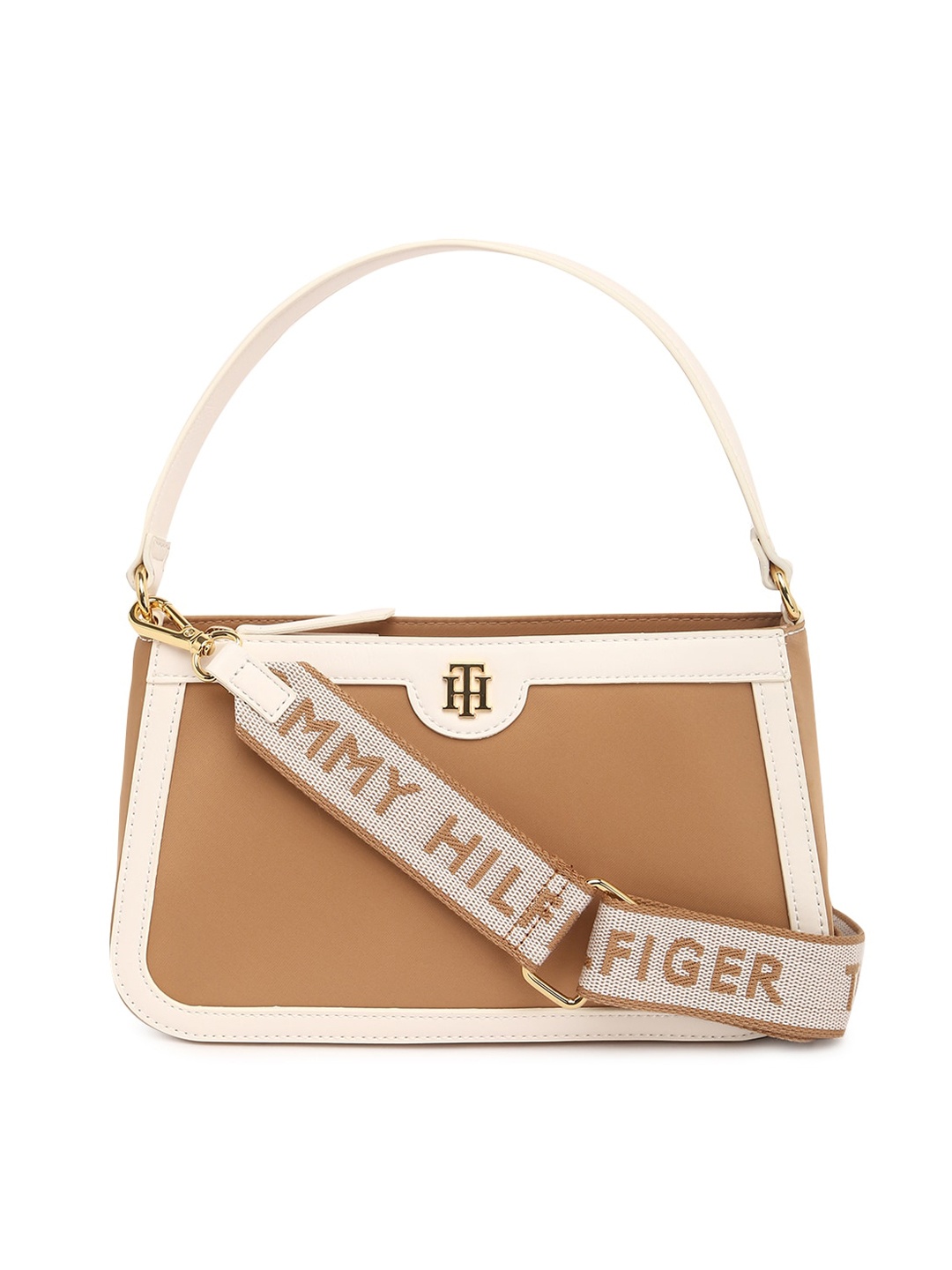 

Tommy Hilfiger Structured Handheld Bag, Beige