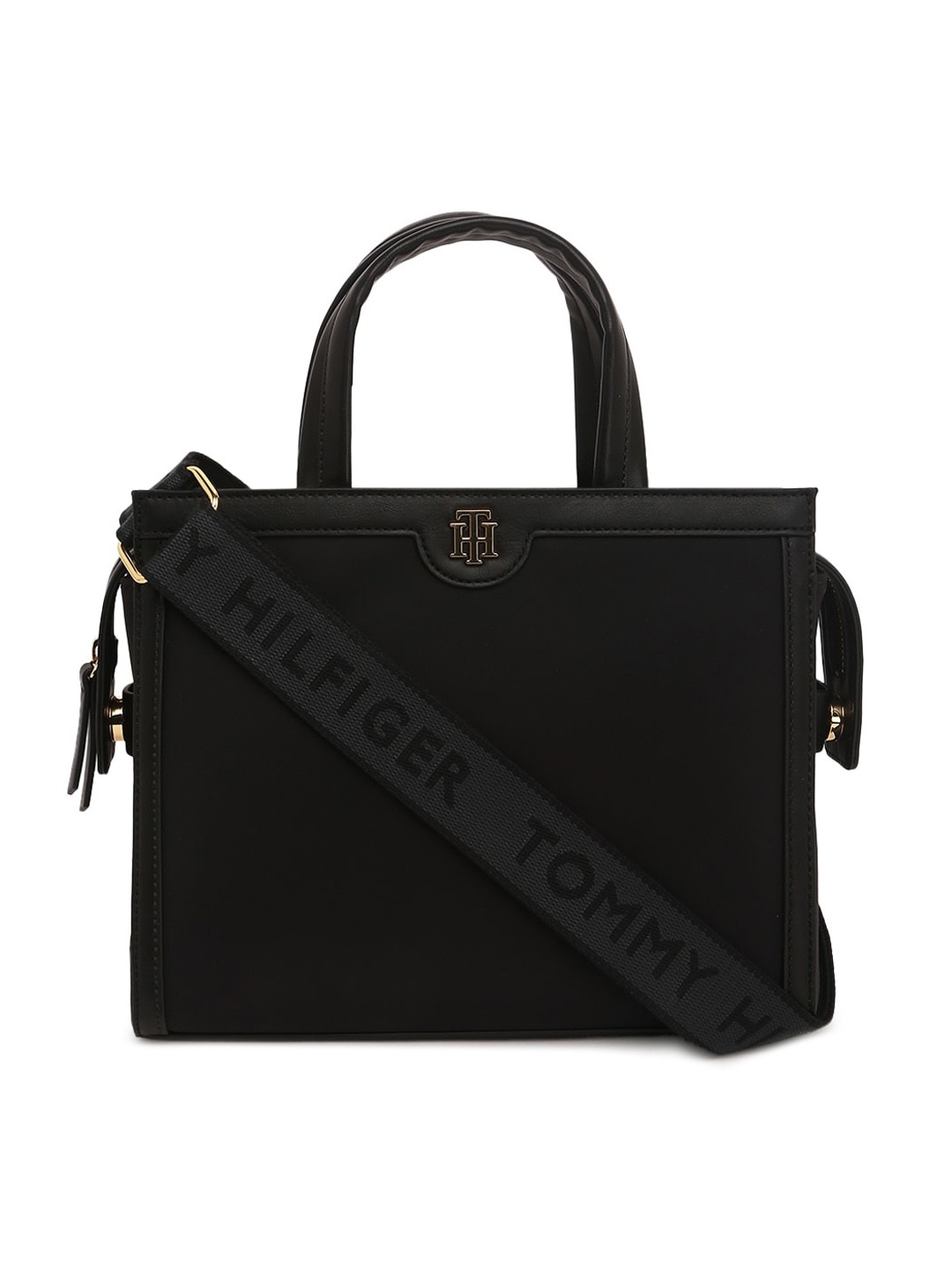 

Tommy Hilfiger Structured Handheld Bag, Black