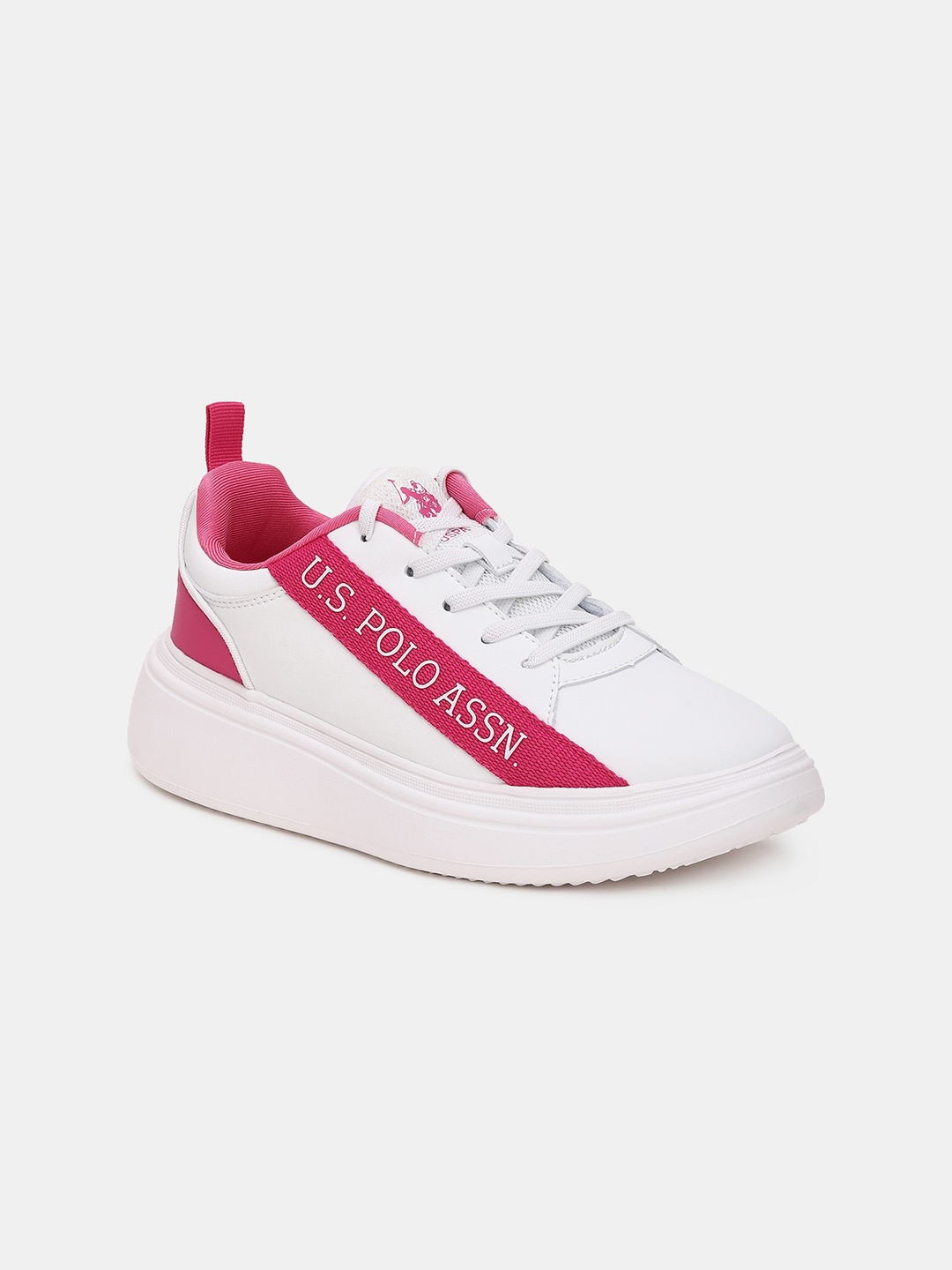 

U.S. Polo Assn. Women Printed Sneakers, White