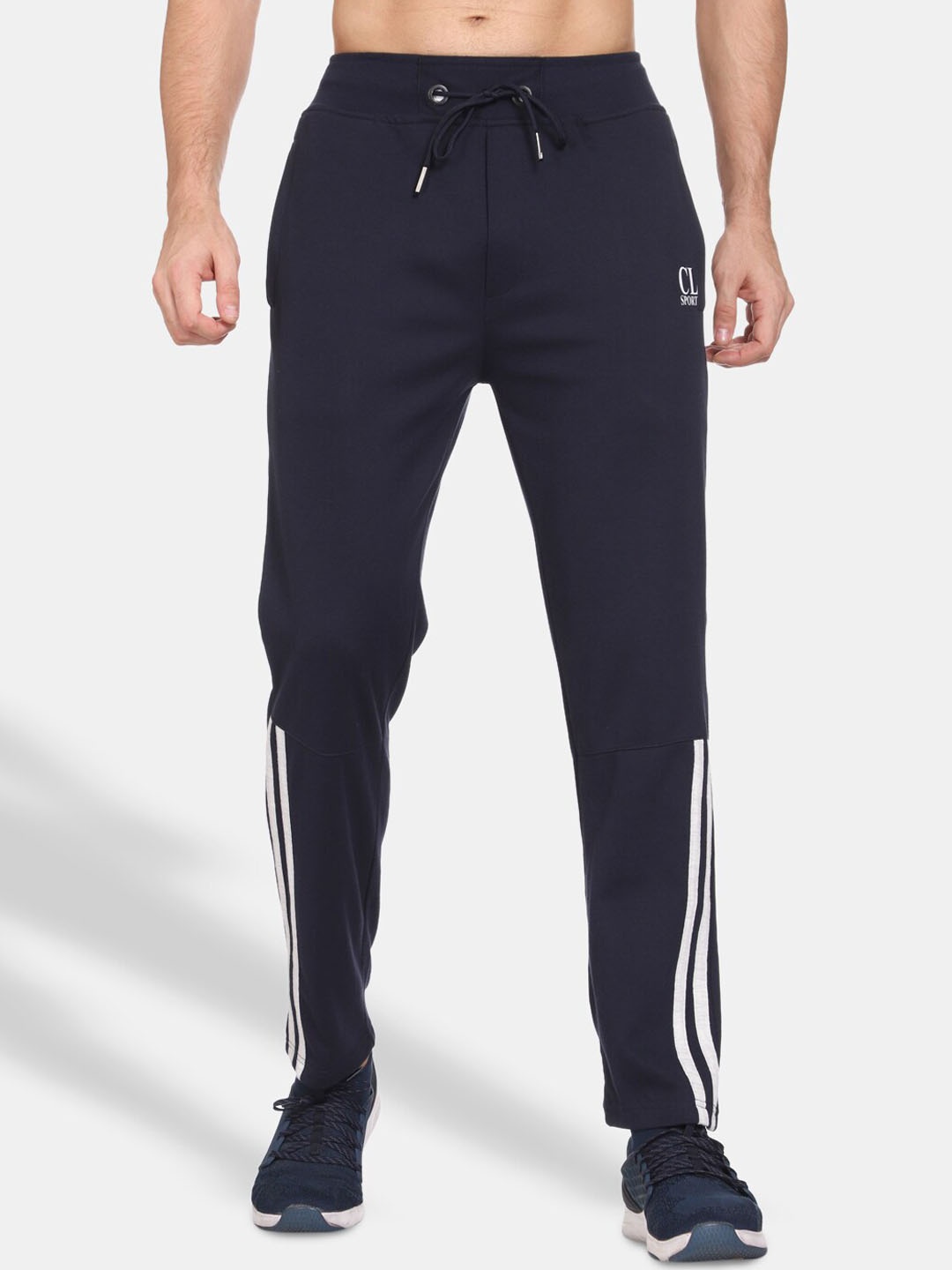 

CL SPORT Men Regular Fit Mid-Rise Track Pants, Blue