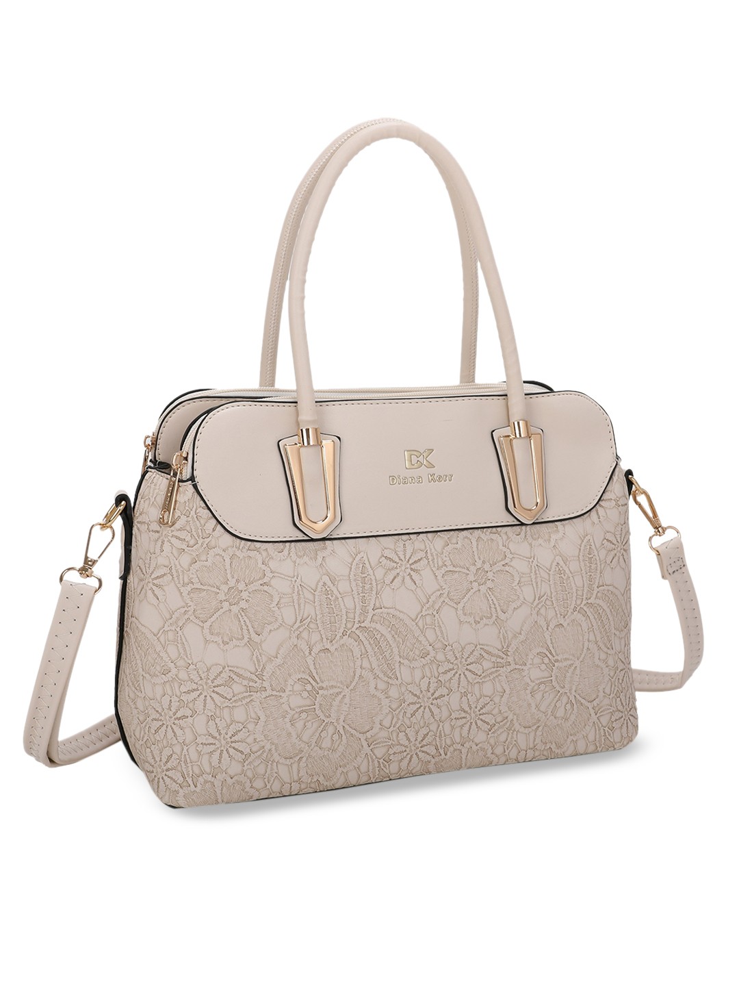 

Diana Korr Structured Handheld Bag, White