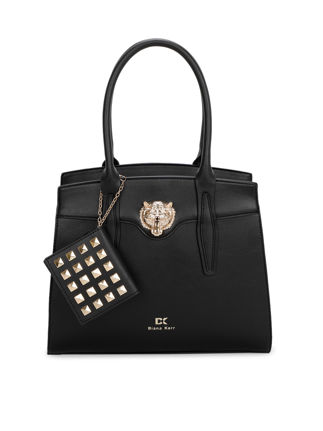 

Diana Korr PU Structured Handheld Bag, Black