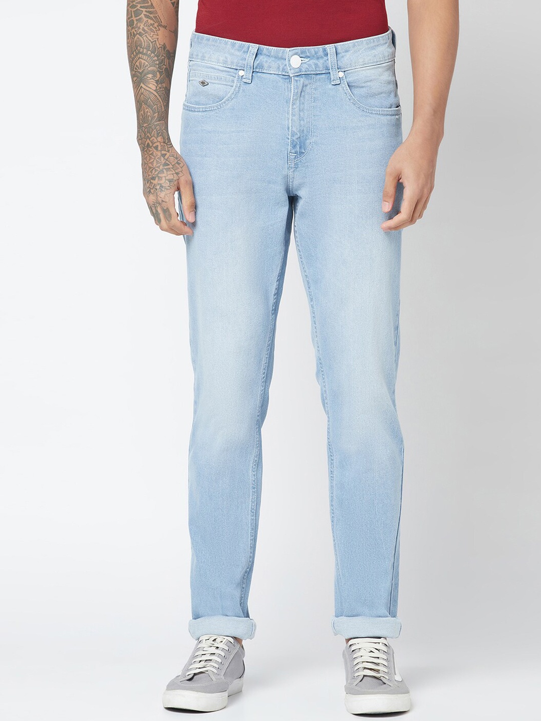 

Blue Buddha Men Slim Fit Heavy Fade Stretchable Jeans